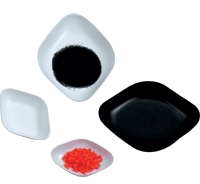 Disposable weighing boats, diamond-shaped, 5ml (White) (ANTI-STATIC) (Per pack of 500 pcs)