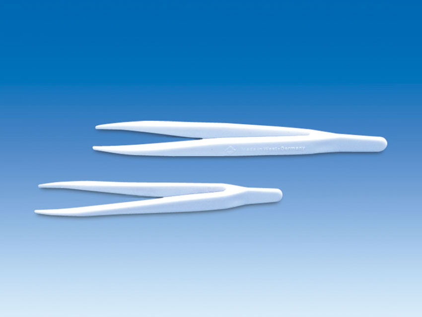 Plastic forcep 115mm (white), PMP