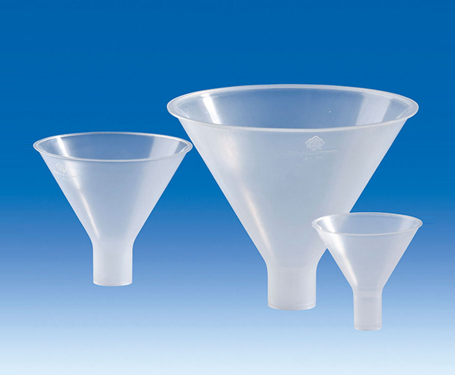 Plastic powder funnel 120mm, PP