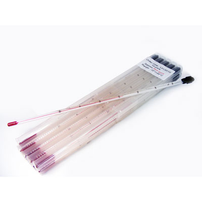 Glass thermometer -10 to 110 deg C x 1