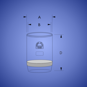 Filter Crucible 30ml, Porosity 3