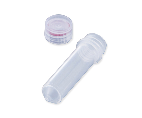 Centrifuge Tube with Screw Cap Round-Bottom without Tick Marks 2mL