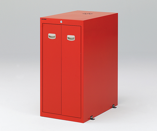 Earthquake-Resistant Chemical Closet (Made Of Steel) 450 x 700 x 900 Red