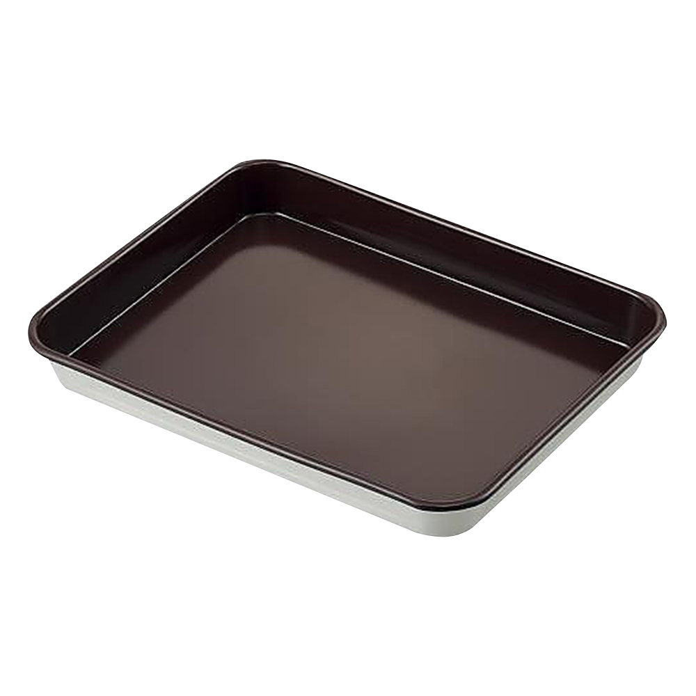Fluorine Coated Aluminum Tray, Size 309 x 373 x 43mm