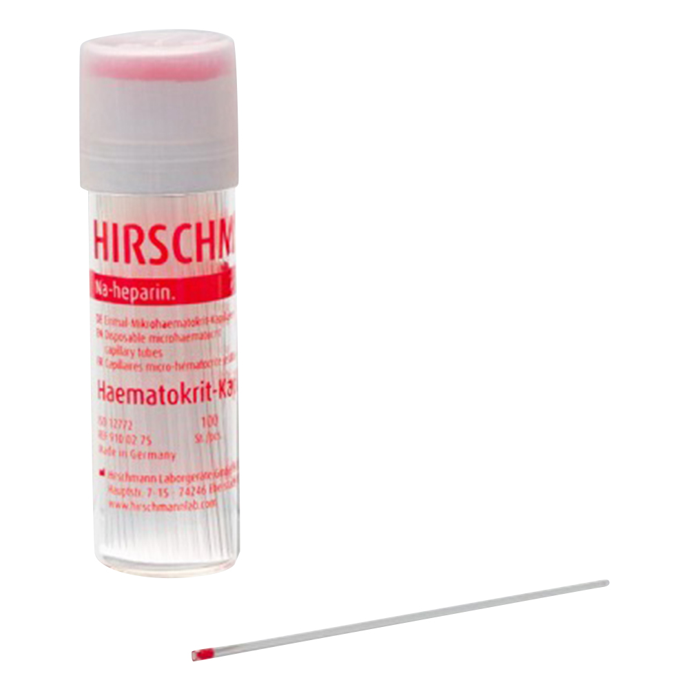 EM MYSTAR Hematocrit Capillary Heparin Treatment 1000 Pieces
