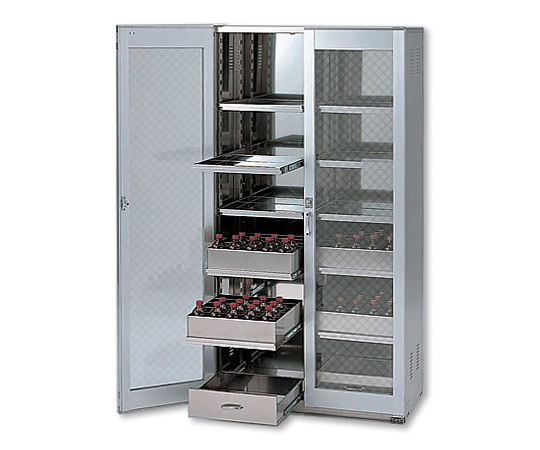 Chemical Closet SH Type Glass with Door Material Aluminum And Wire