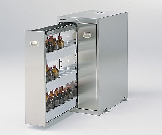 Earthquake-Resistant Stainless Steel Chemical Closet