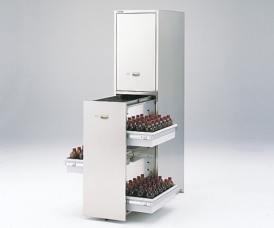 Earthquake-Resistant Stainless Steel Chemical Closet