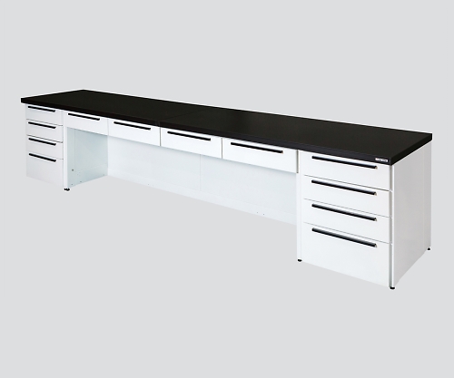 Side Laboratory Bench Steel Unit, Open Type 1500 x 750 x 800