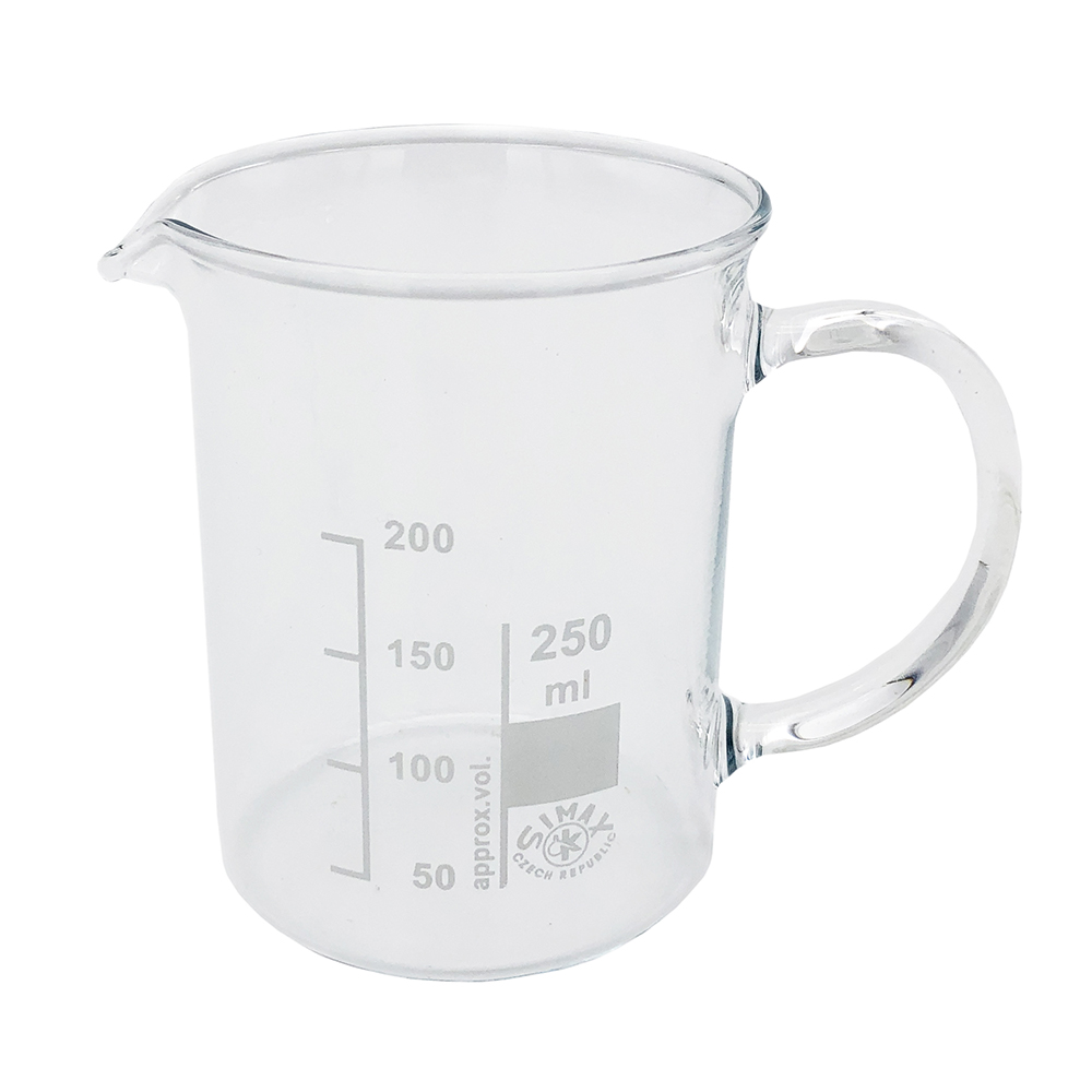 Glass Beaker with Handle 250mL