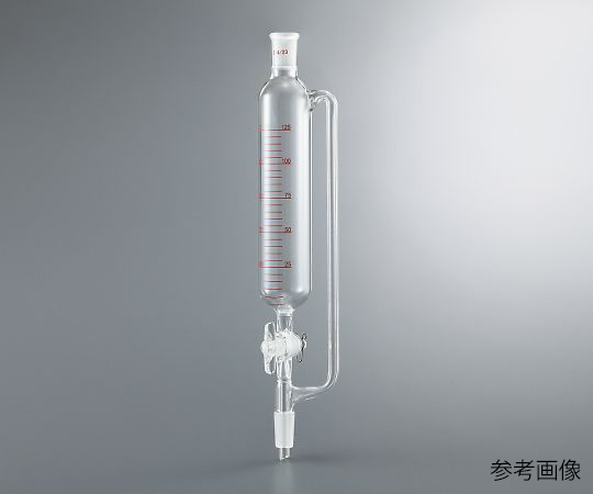 Cylindrical Separatory Funnel (Balance Type PTFE Cock) 125mL