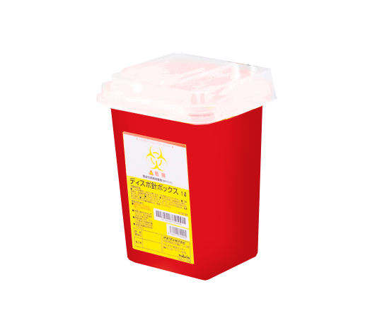 Disposable Needle Box Red Color 1L