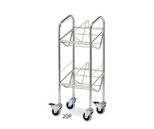 Medical Record Wagon (Pipe Type) 380 x 310 x 1010mm