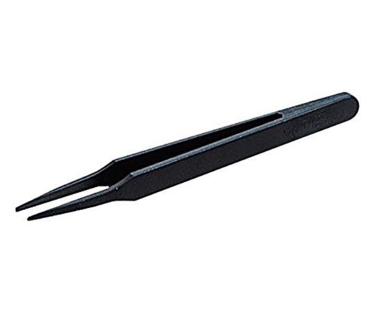 Antistatic Tweezers (Conductive, Acid Resistant, Nonmagnetic Type) Round Tip