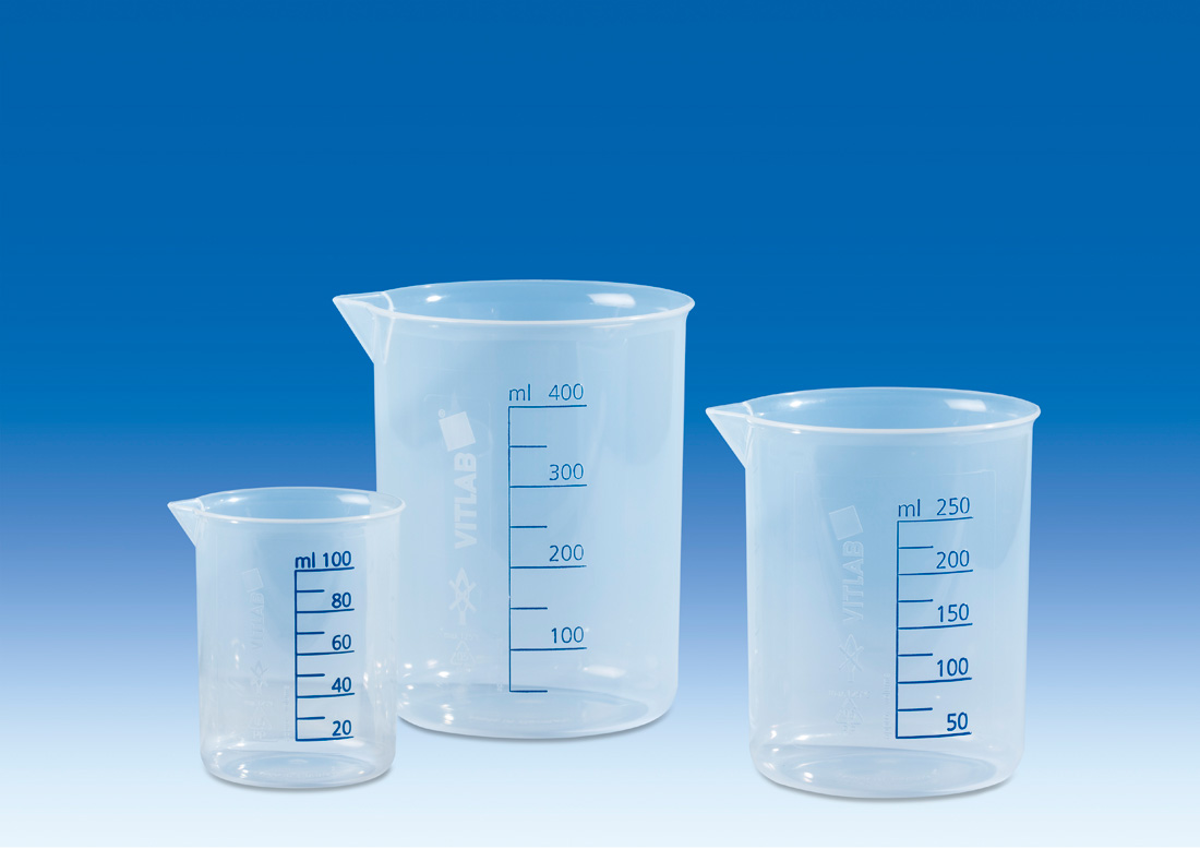 Plastic beaker 100ml, PP