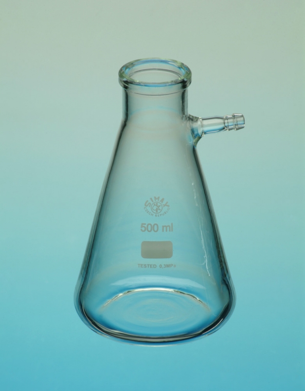 Glass filtering flask 2L
