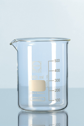 Glass filter beaker 5L, heavy wall