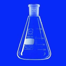 Glass conical flask 50ml, joint size 24/29