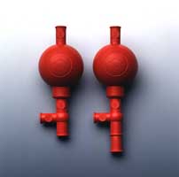 Silicone safety pipette filler, 3 valves, standard model