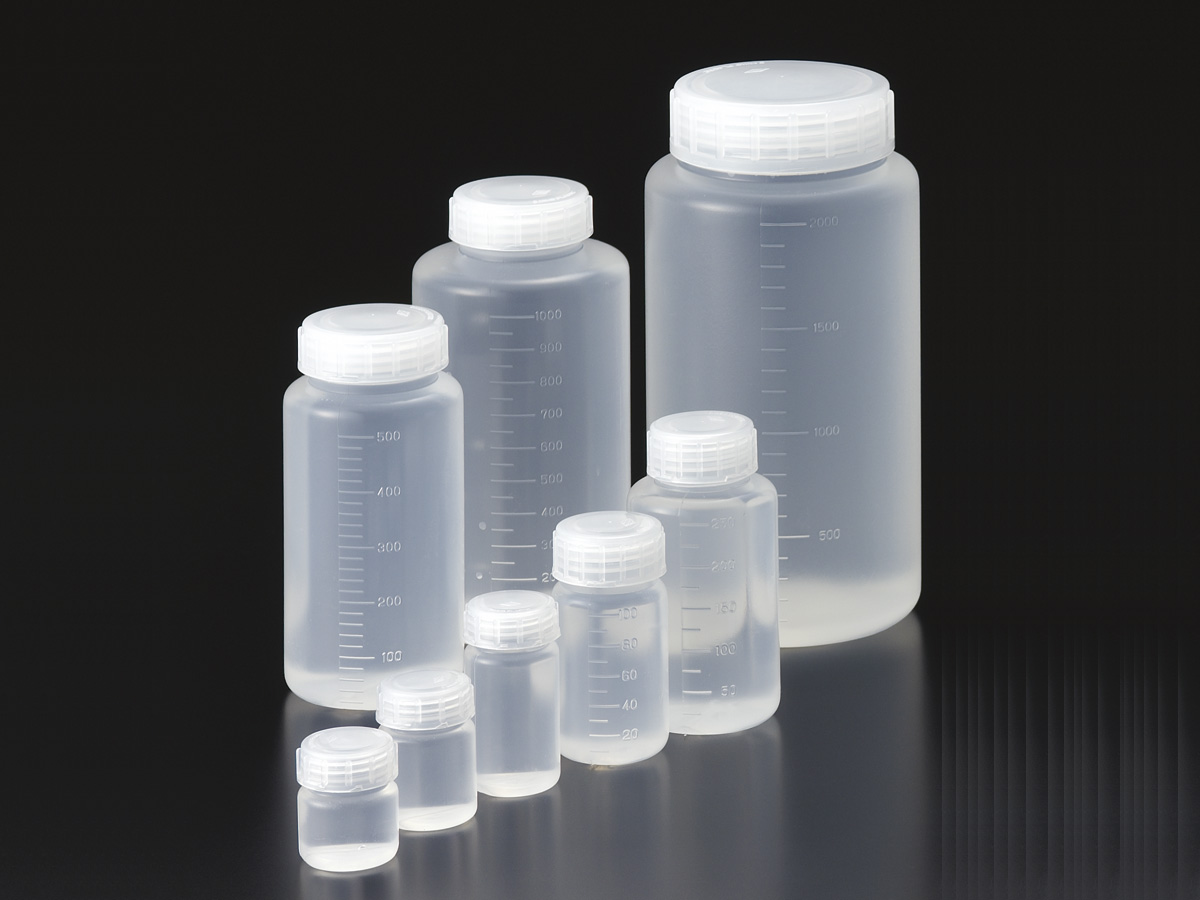 Plastic bottle 500ml (PP) (wide neck) (Sanplatec)